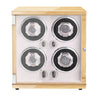 Remontoir Montre Bois Sapin 4 Places