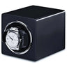 Remontoir Montre Cuir Noir Classique Silencieux