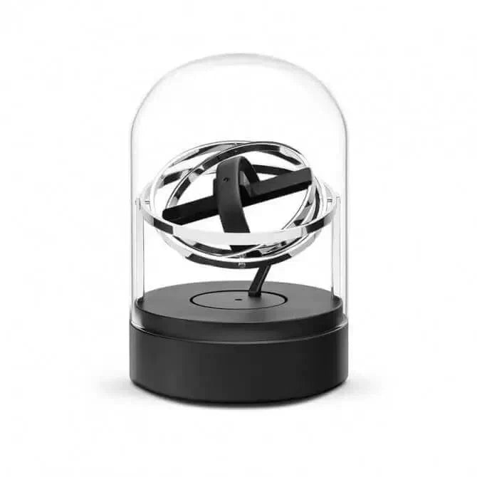 Remontoir Montre Metal Argente Spherique Verre