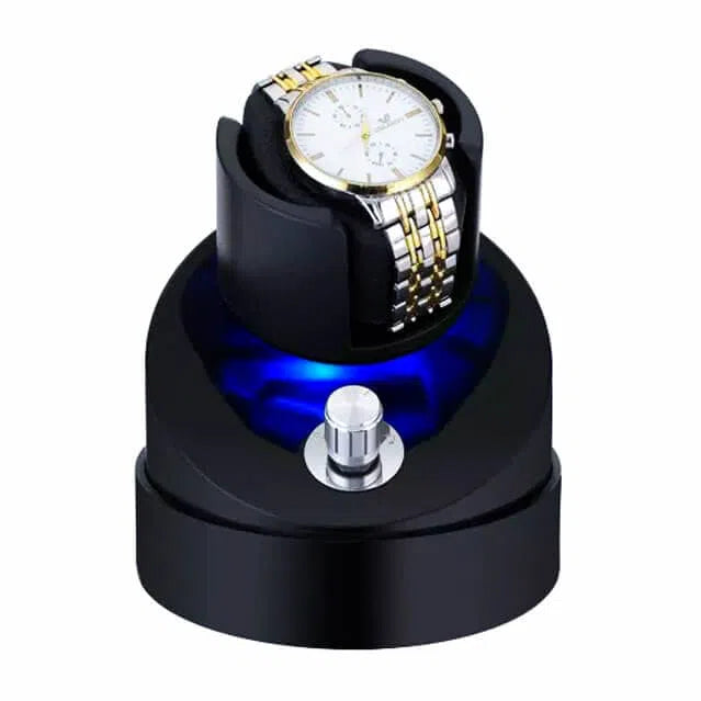 Remontoir Montre Plexiglas Verre LED Bleu