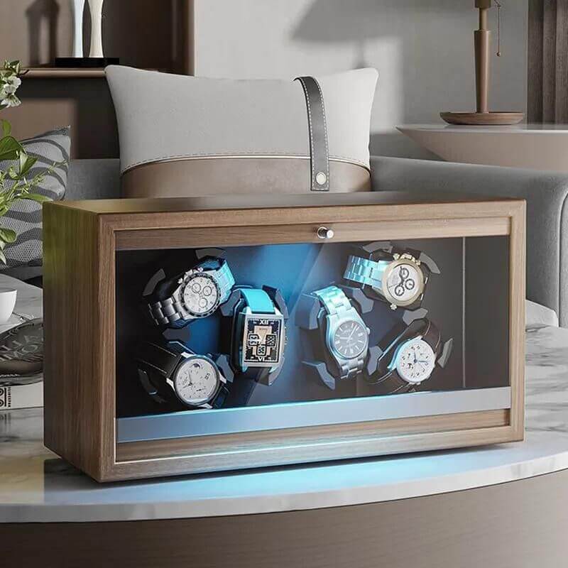 Remontoir Montre Automatique Bois Massif Premium