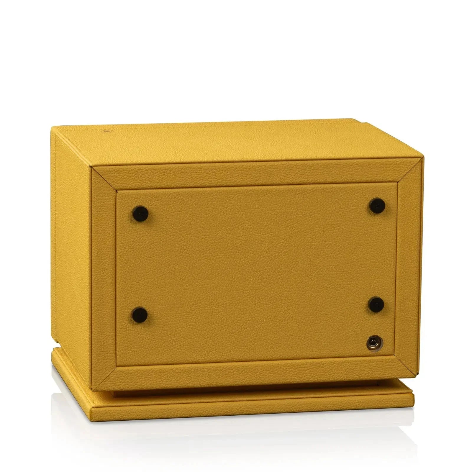 Remontoir Montre Cuir Jaune Silencieux 2 Places