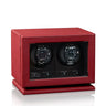 Remontoir Montre Cuir Rouge Silencieux 2 Places