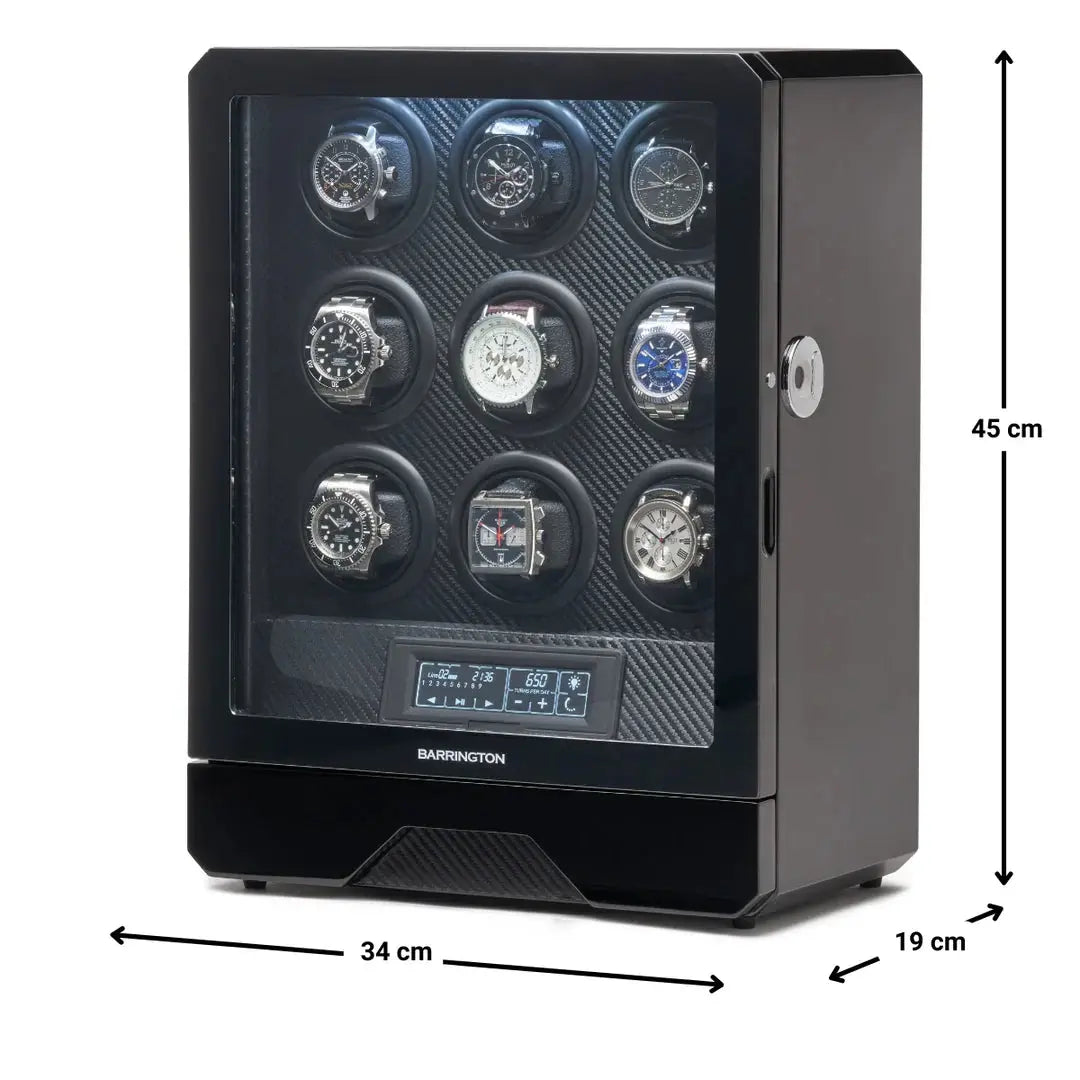 Coffre Fort Montre Plastique 9 Places Barrington