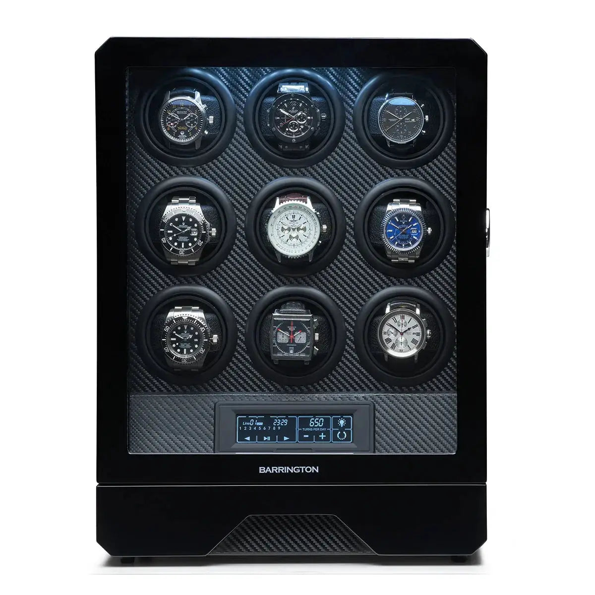 Coffre Fort Montre Plastique 9 Places Barrington