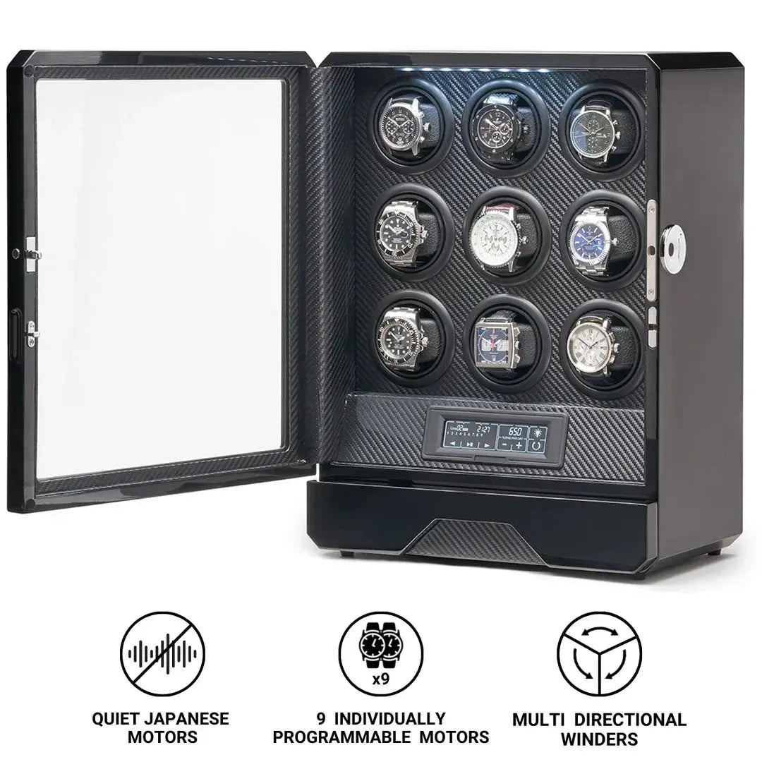 Coffre Fort Montre Plastique 9 Places Barrington