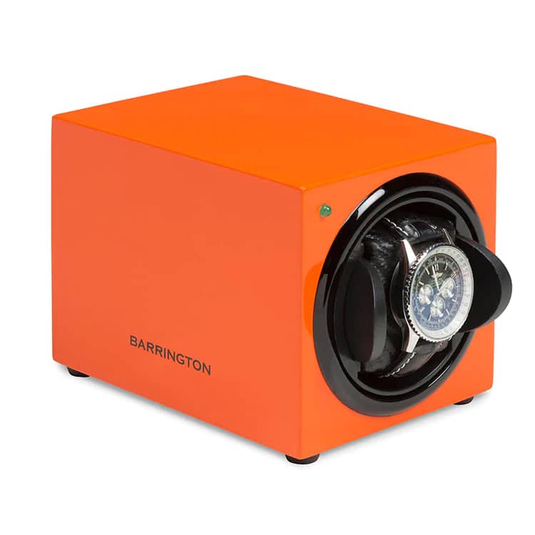 Remontoir Montre Bois Orange Barrington Amber