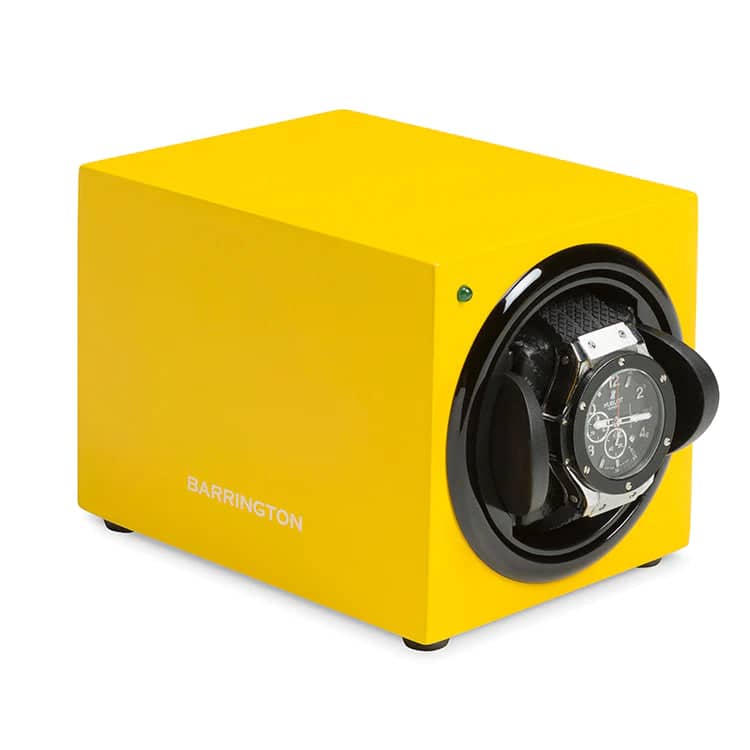 Remontoir Montre Bois Jaune Barrington Electric