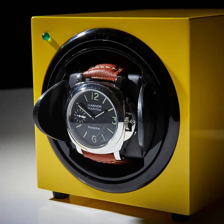Remontoir Montre Bois Jaune Barrington Electric