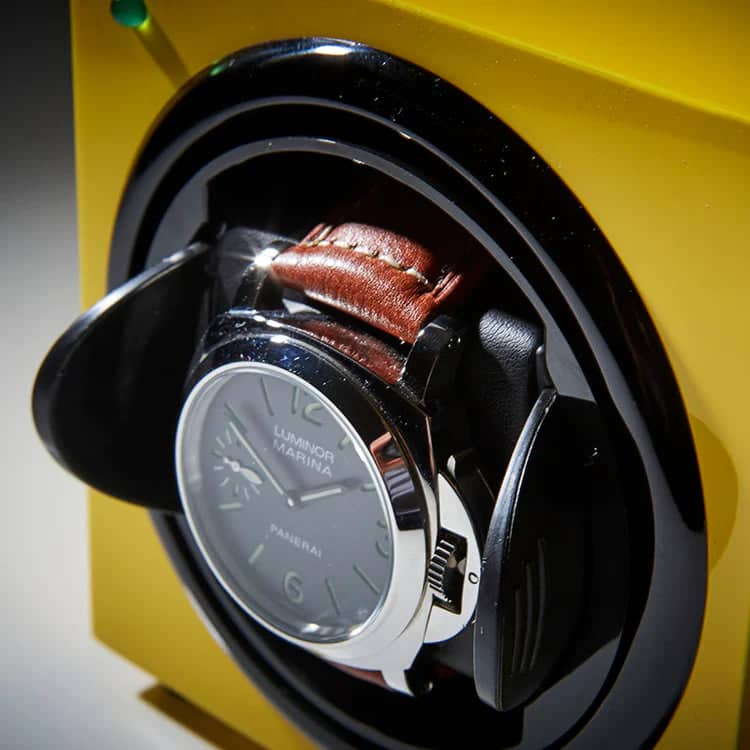 Remontoir Montre Bois Jaune Barrington Electric