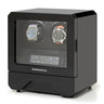 Remontoir Montre Cuir Moderne 2 Places Carbone Double