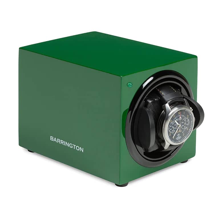 Remontoir Montre Bois Vert Laque Silencieux