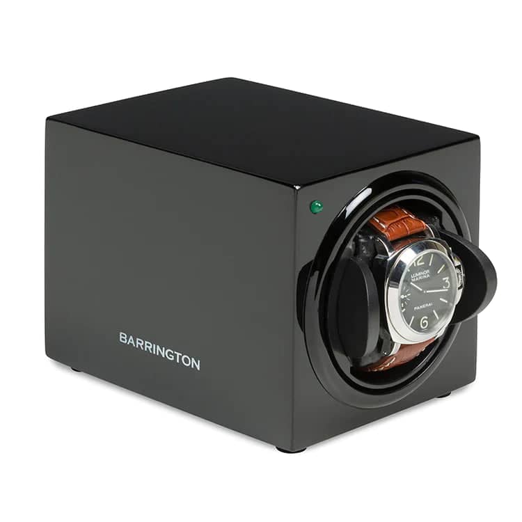 Remontoir Montre Bois Noir Laque Silencieux