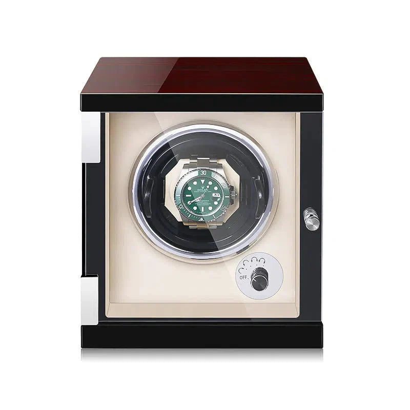 Remontoir Montre Automatique Bois Crème