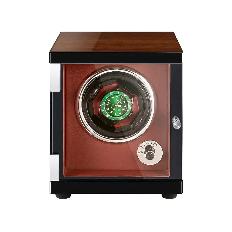 Remontoir Montre Automatique Bois Ocre