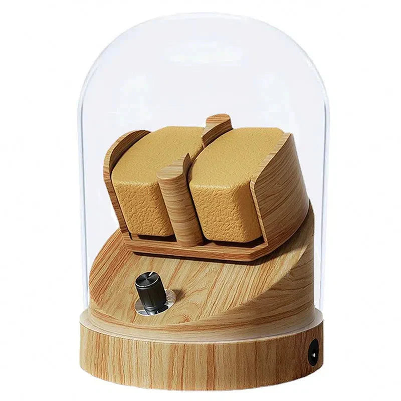 Coffre Fort Montre Bois Sapin Cloche 2 Places