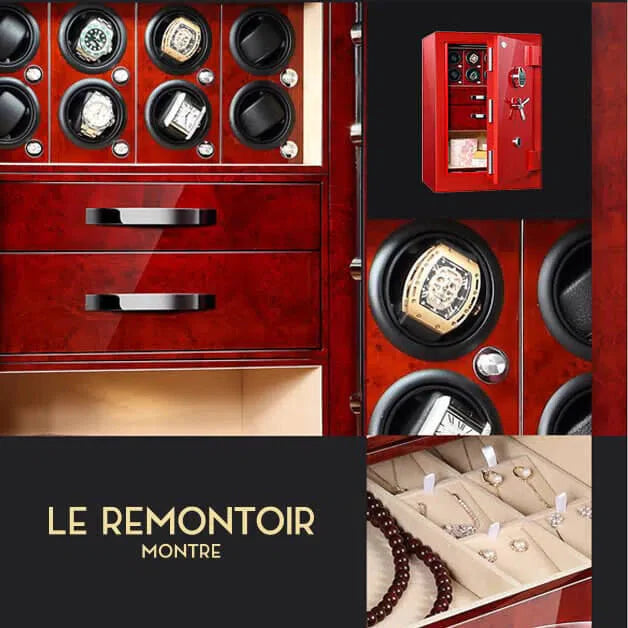 Coffre Fort Montre Métal Acier Chiron 8 Places