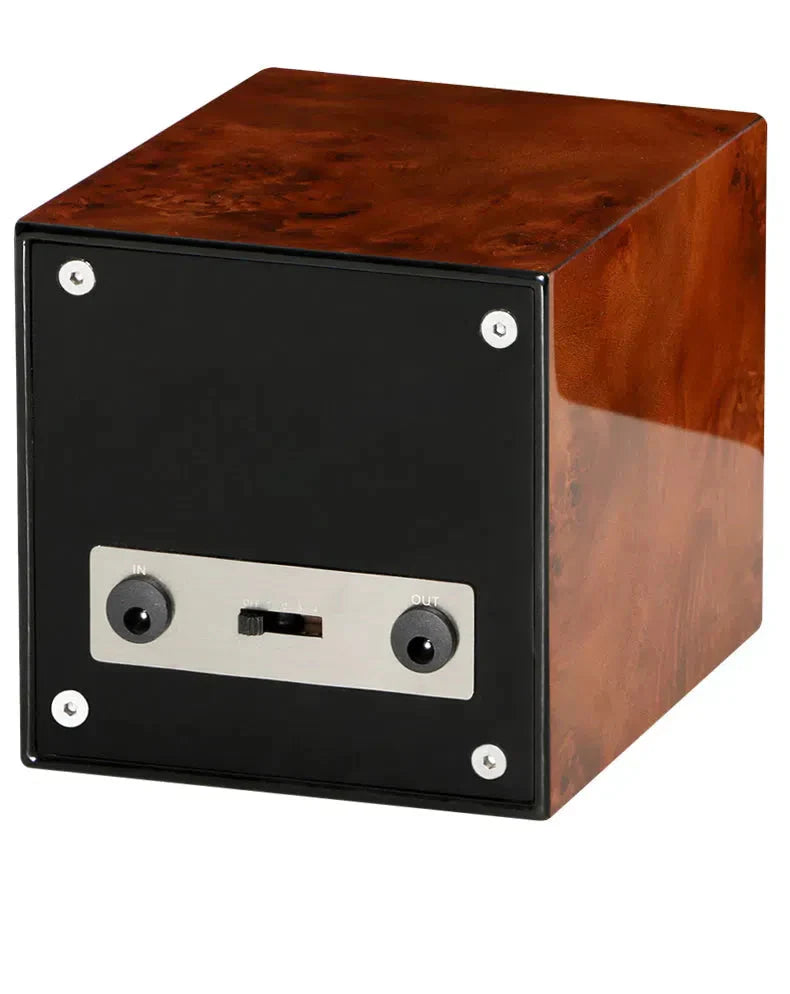 Remontoir Montre Cube Bois Teck