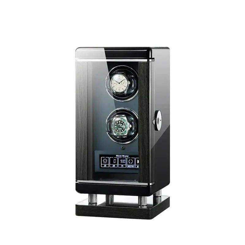 Coffre Fort Montre Bois Noir Duo Mabuchi