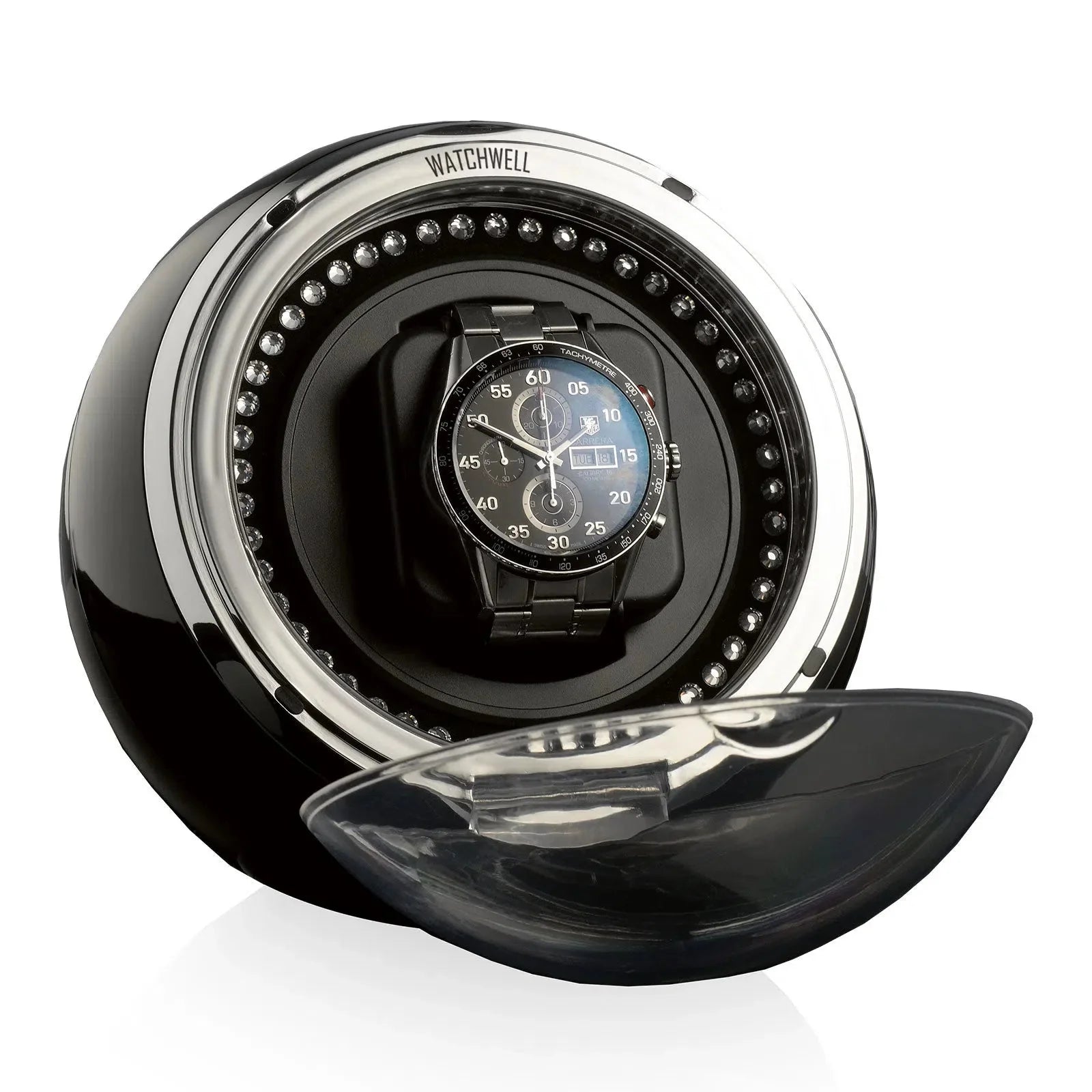 Remontoir Montre Globe LED Bleu