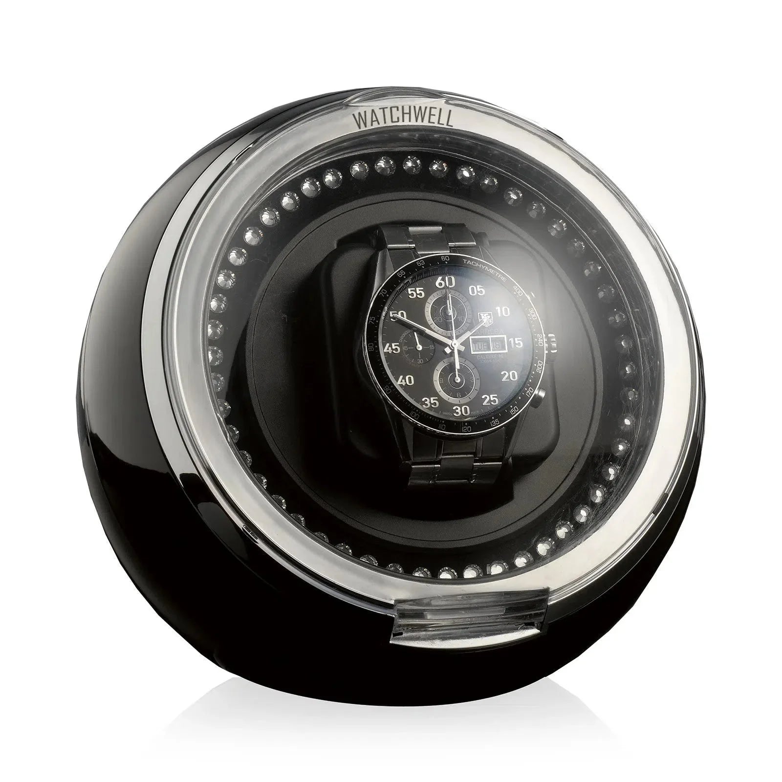 Remontoir Montre Globe LED Bleu