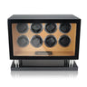 Coffre Fort Montre Bois Noir Jaune 8 Places