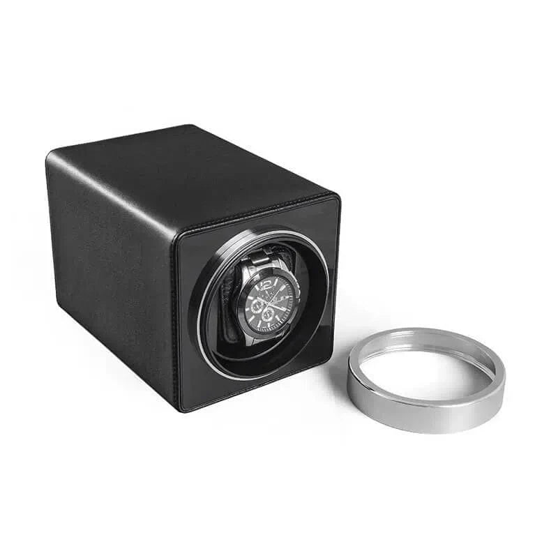Remontoir Montre Acier Noir Dorian