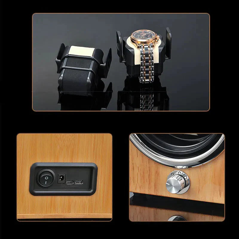 Remontoir Montre Bambou Naturel