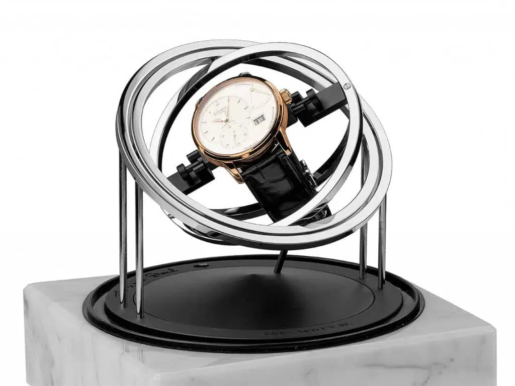 Remontoir Montre Marbre Blanc Luxe