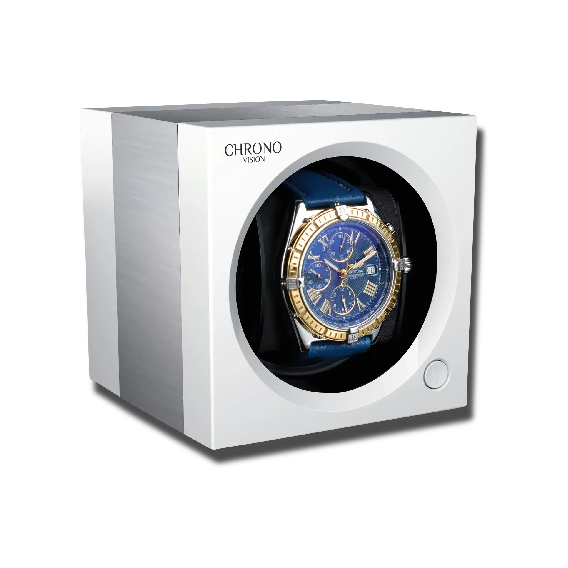 Remontoir Montre Aluminium Blanc Luxe