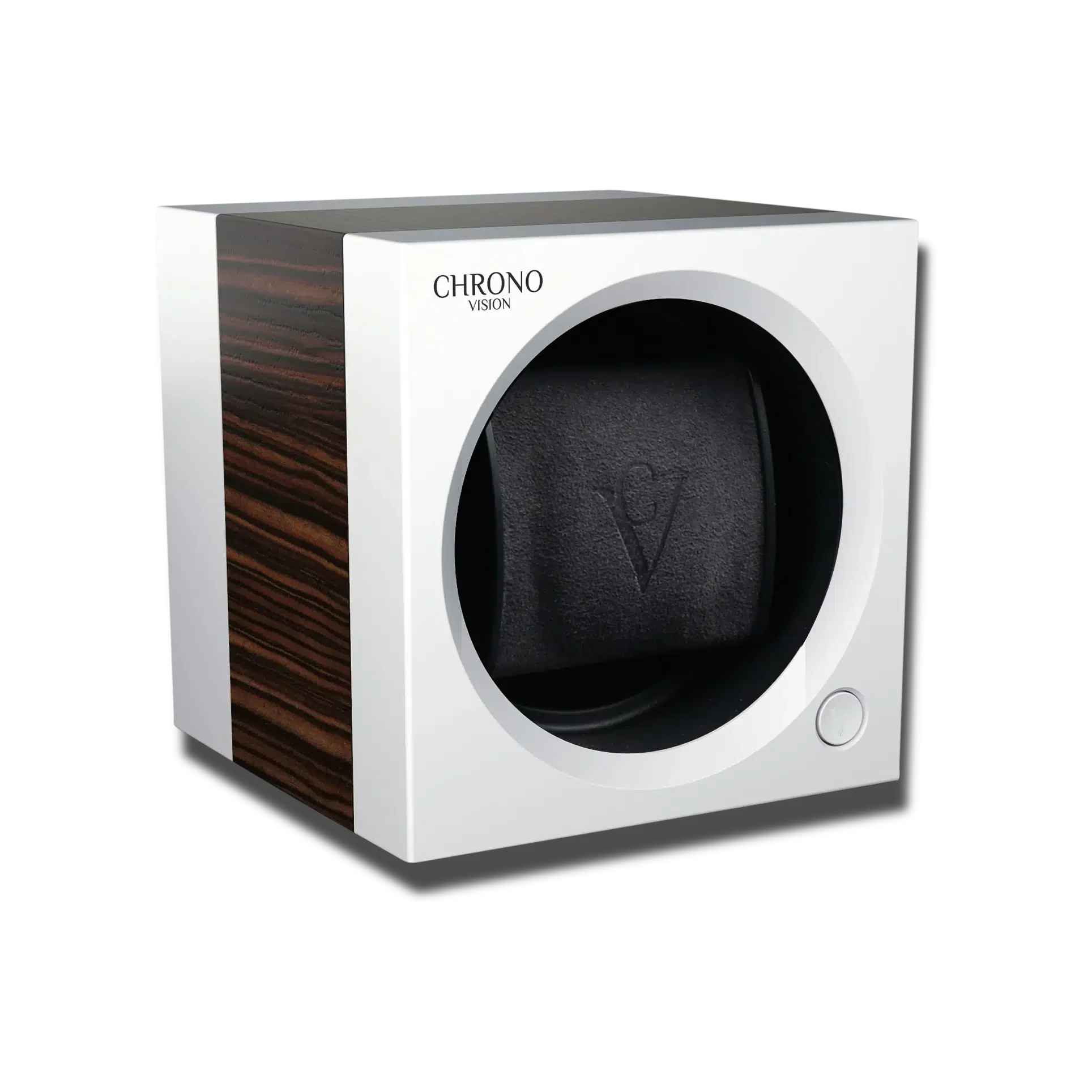 Remontoir Montre Bois Noyer Blanc Luxe