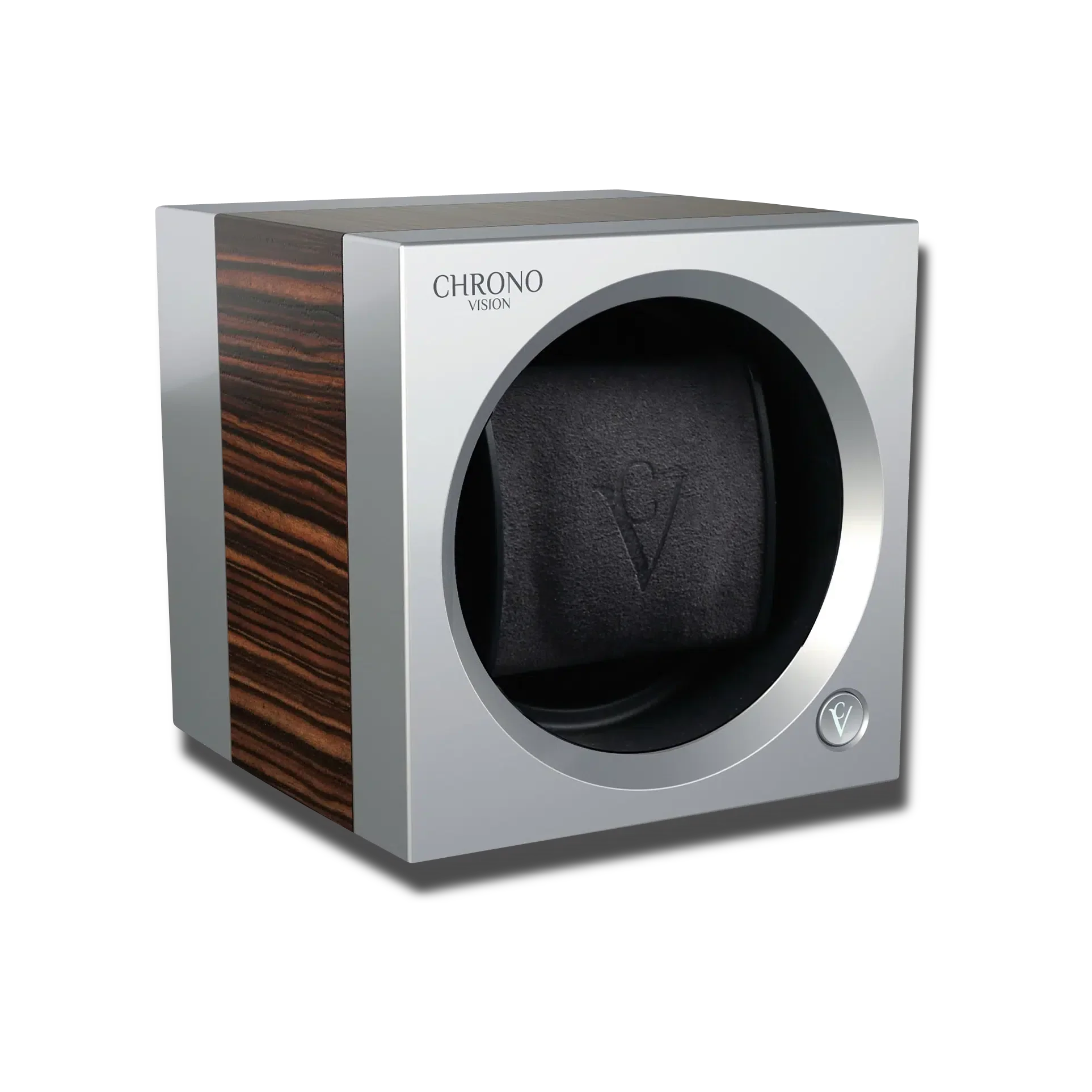 Remontoir Montre Bois Noyer Gris Premium