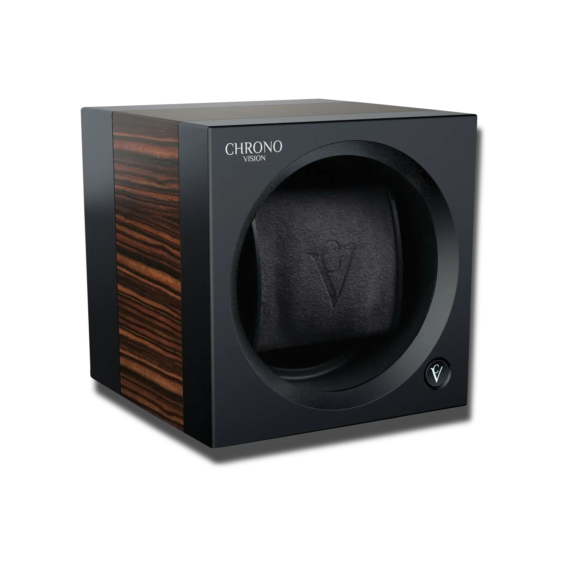 Remontoir Montre Bois Noyer Noir Premium