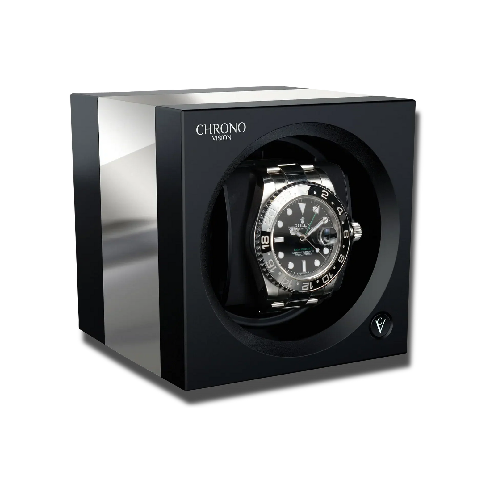 Remontoir Montre Piano Noir Luxe
