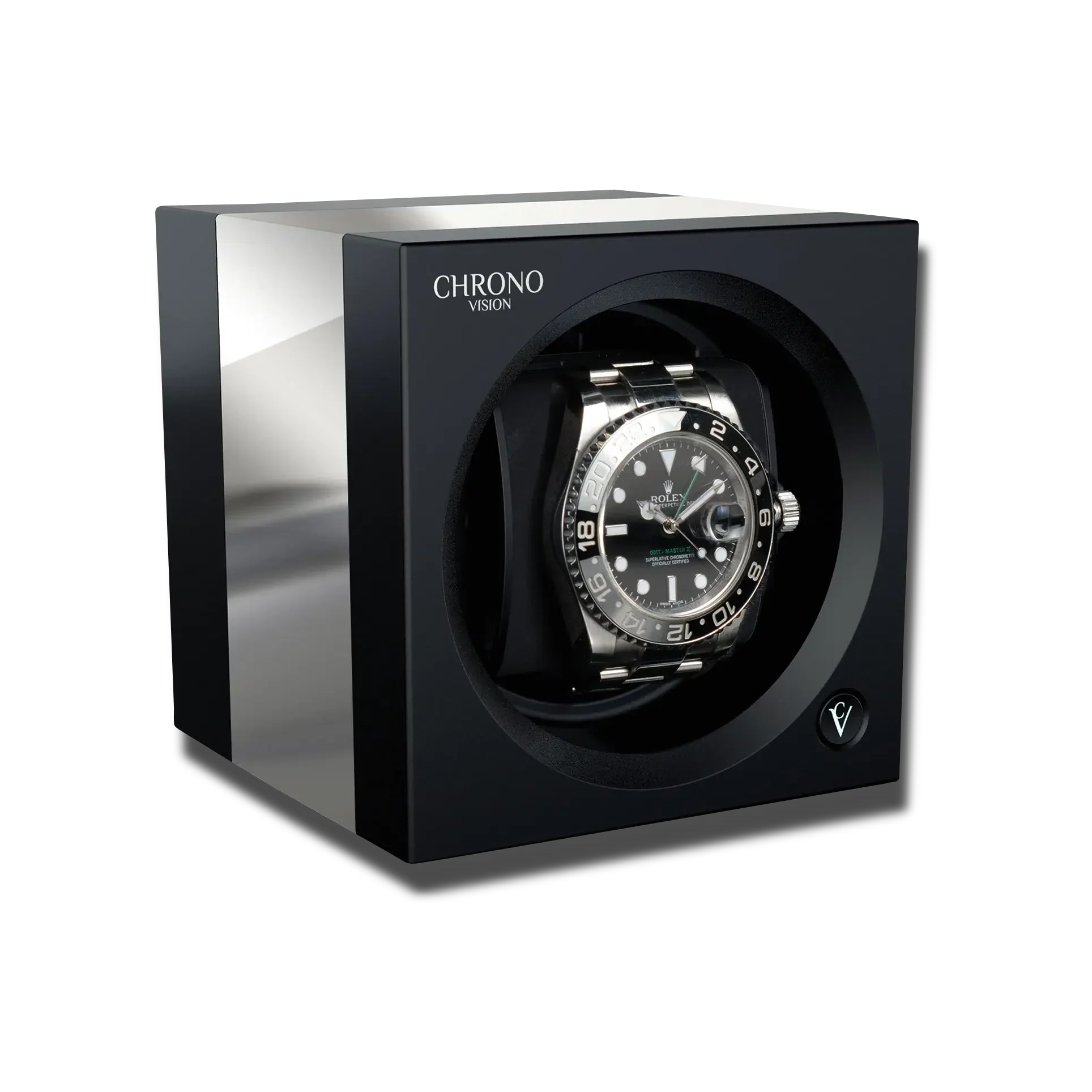 Remontoir Montre Piano Noir Luxe