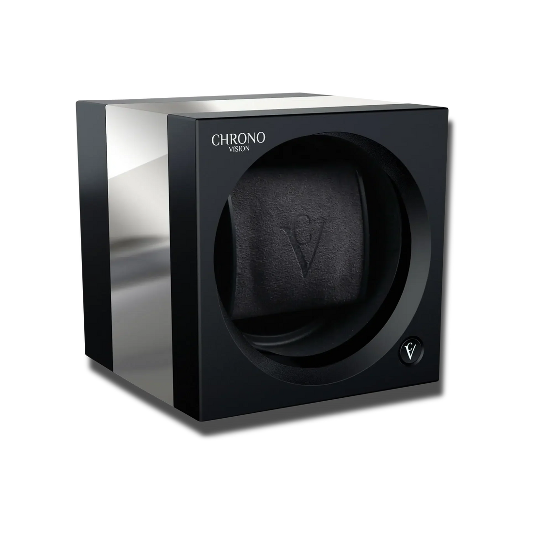 Remontoir 1 place piano noir – vue de face, coussin vide