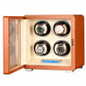 Remontoir Montre Cuir Velours Retro 4 Places