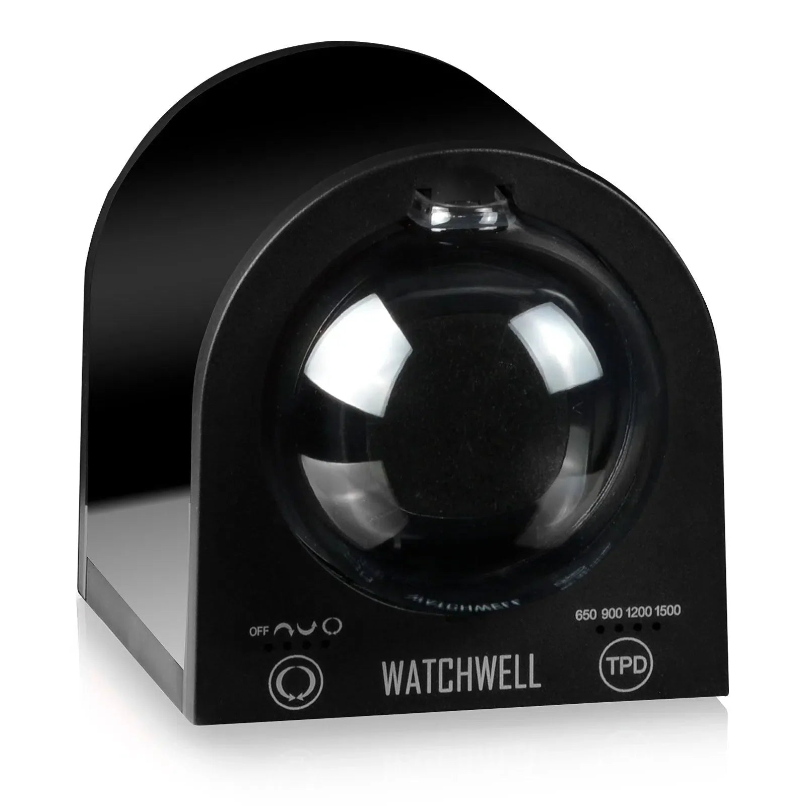 Remontoir Montre Plastique Noir Brillant 1 Place