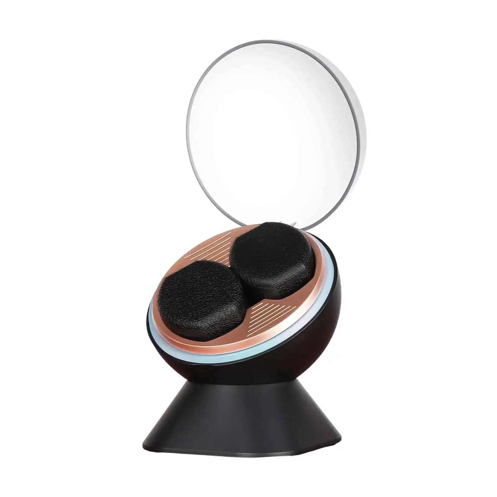 Remontoir Montre Acrylique Capsule Double Noir