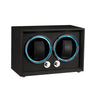Remontoir Montre Bois Noir Double Cube