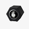 Mini Remontoir Montre Cuir Hexagonal Compact