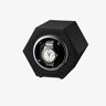 Remontoir Montre Cuir Hexagonal Vibrato Luxe