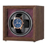 Remontoir Montre Cube Bois Chêne Terracotta