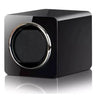 Remontoir Montre Cuir Prisme Moderne Noir 1 Place
