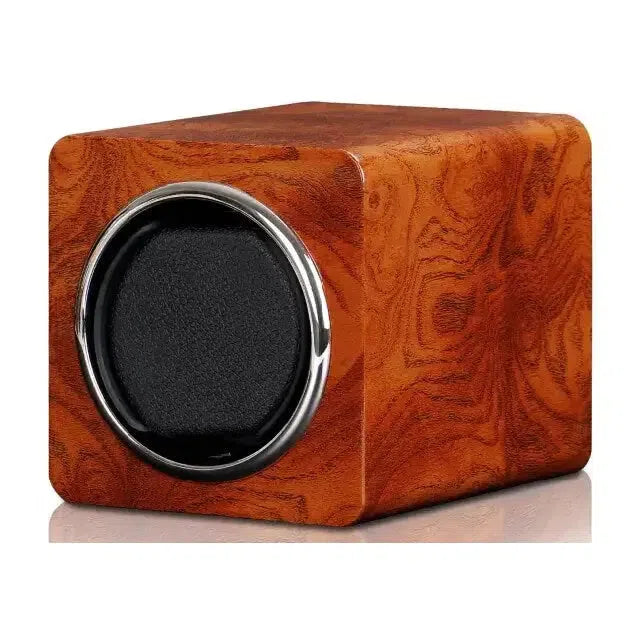 Remontoir Montre Bois Teck Prisme 1 Place