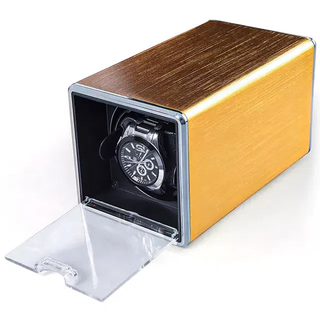 Remontoir Montre Métal Tube Doré Luxe Silencieux