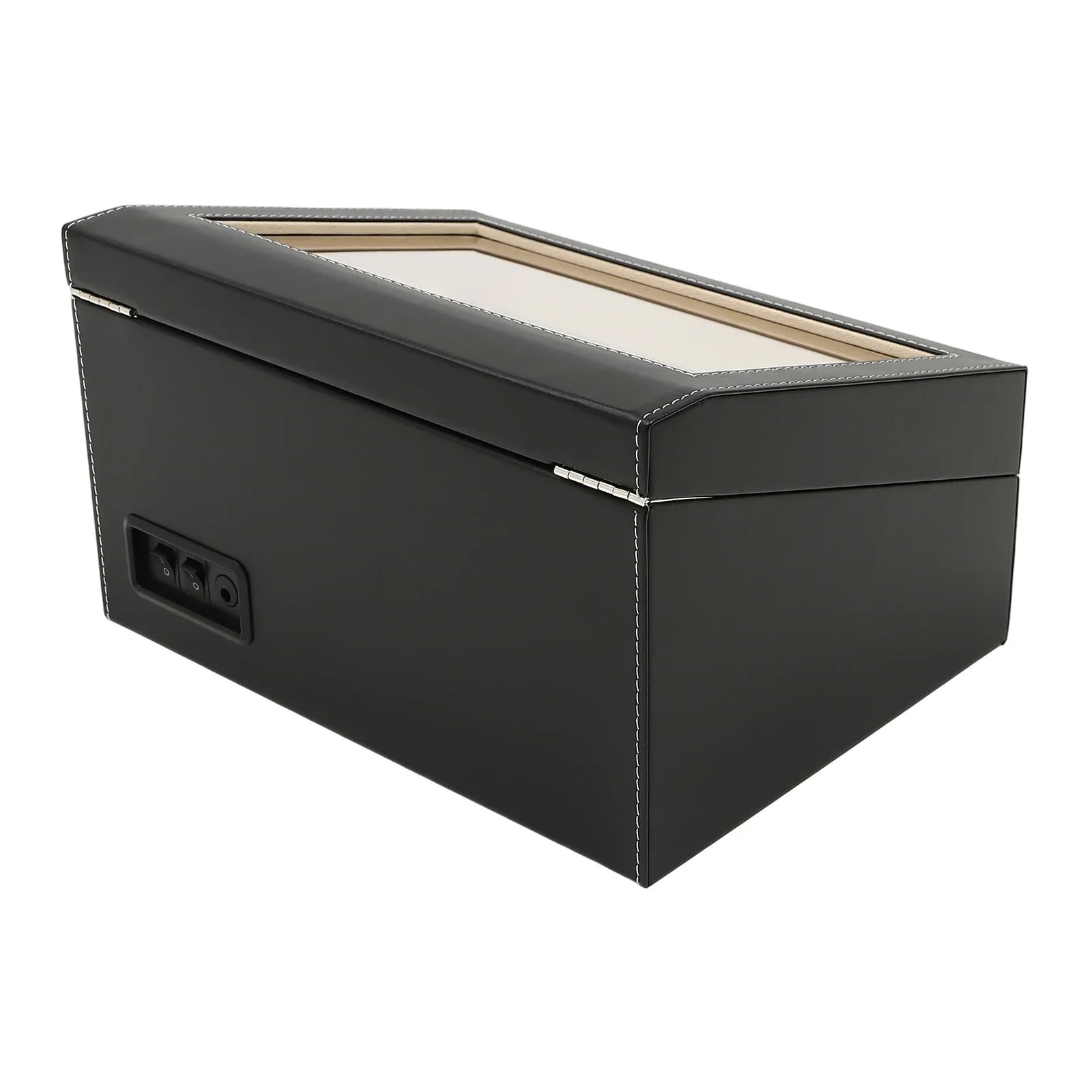 Remontoir Montre Automatique Bois Double Coffre