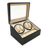 Remontoir Montre Automatique Bois Double Coffre