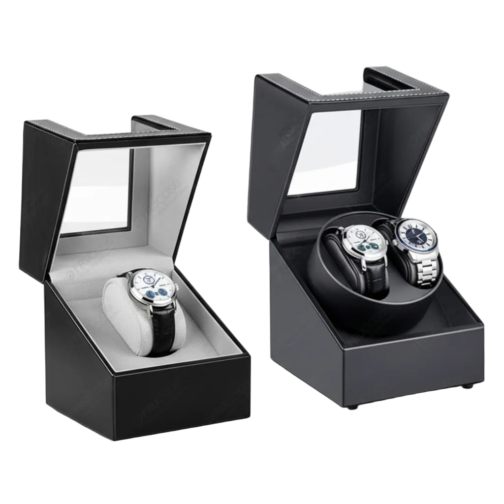 Remontoir Montre Cuir 2 Modes Rotation