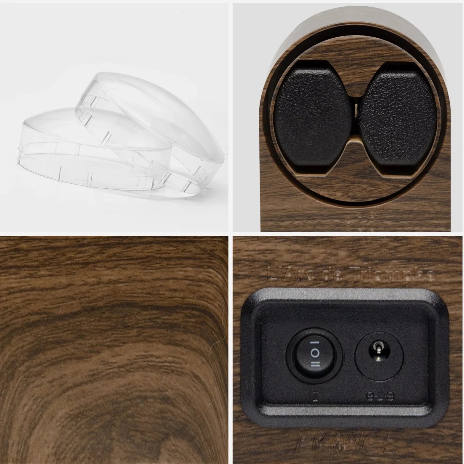 Remontoir Montre Bois 2 Places USB